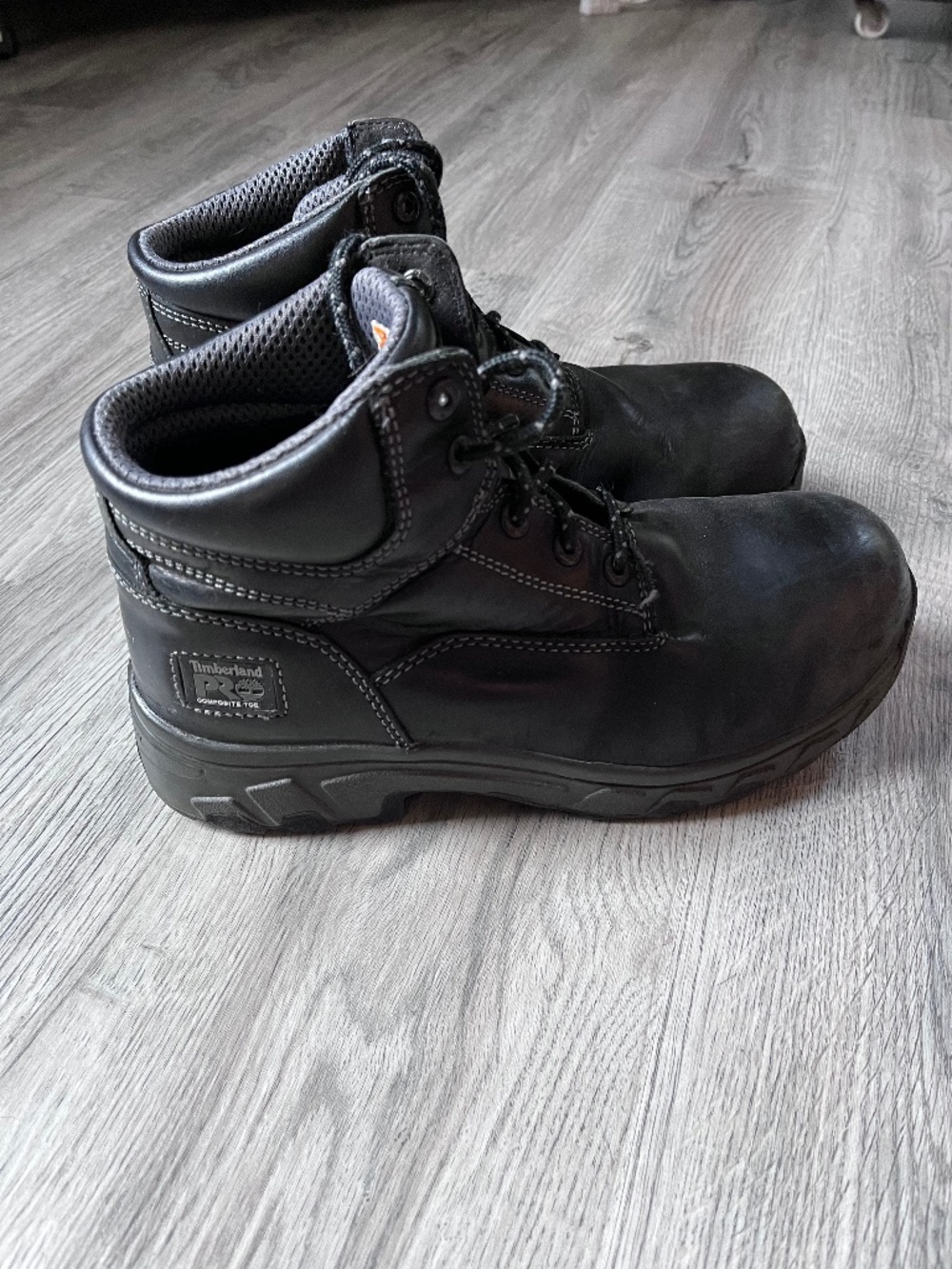 Timberland Pro Series 6" Composite Toe Waterproof Mens Size 8.5 Black Work Boot